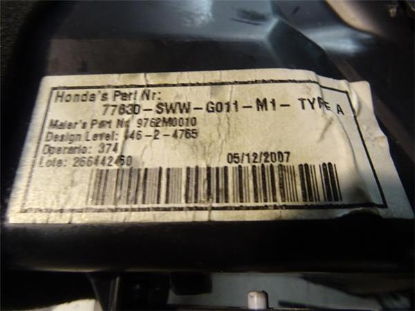 Aireador izquierdo honda crv iii - 