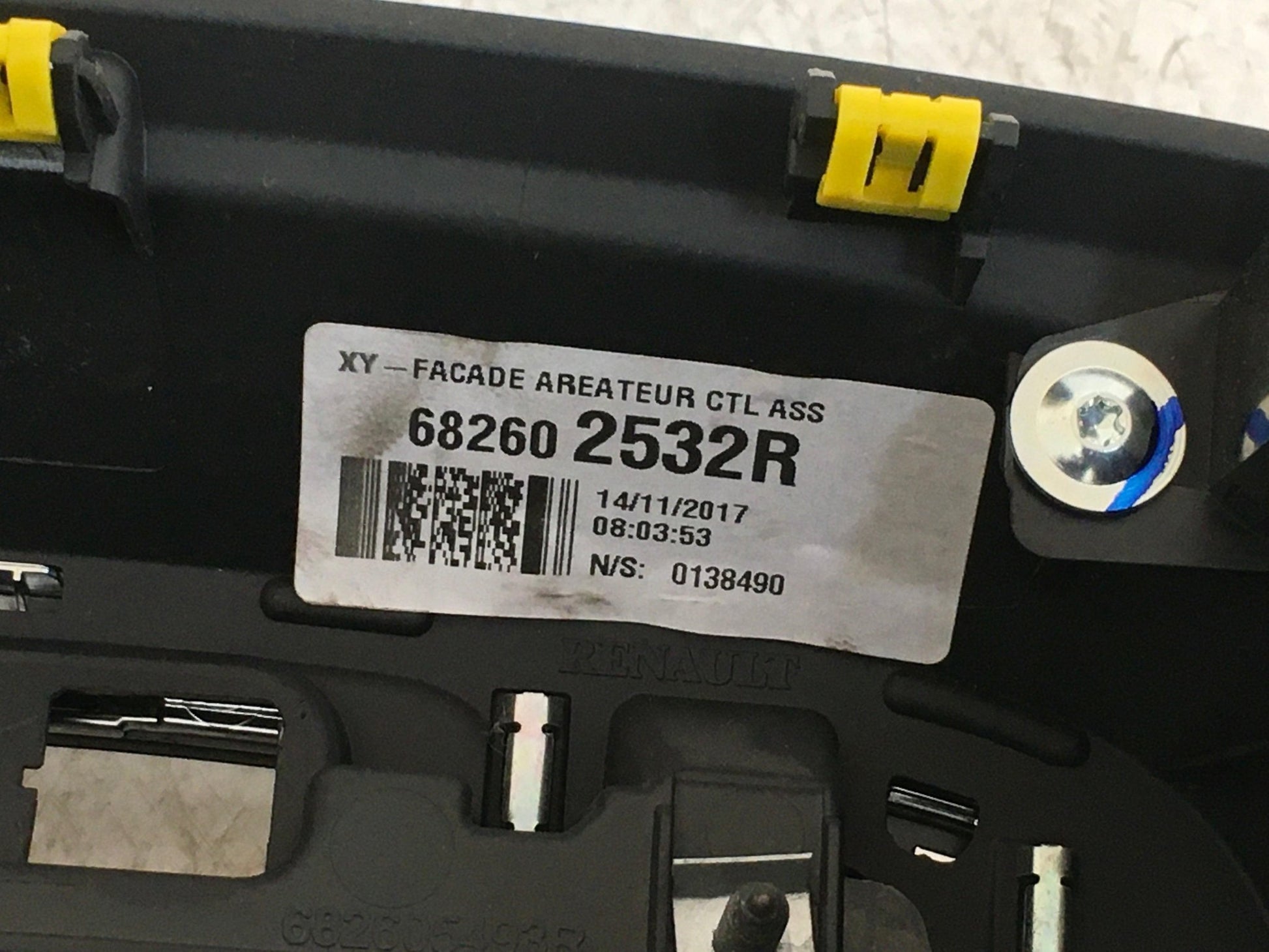 Aireadores centrales Renault Captur I - 682602532R