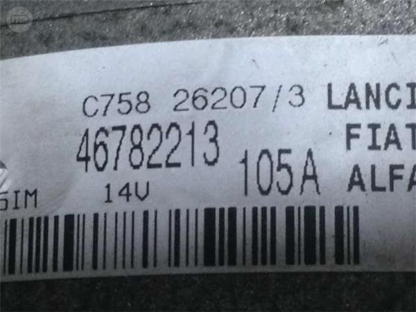 Alternador alfa/fiat/lancia 1.9 46782213 - 46782213