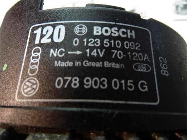 Alternador audi 0123510092 - 0123510092