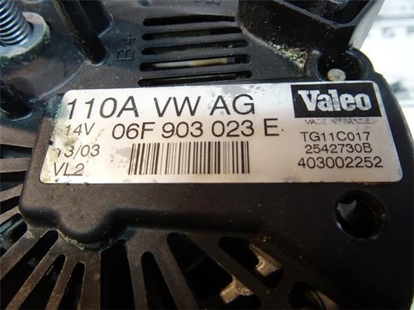 Alternador audi/ seat/ skoda/ vw - 06f903023e