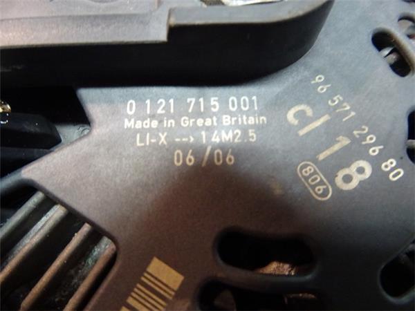 Alternador citroen peugeot 0121715001 - 0121715001