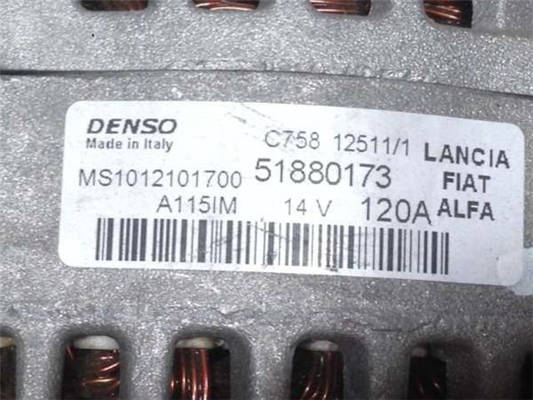 Alternador citroen/peugeot/alfa/fiat - 51880173