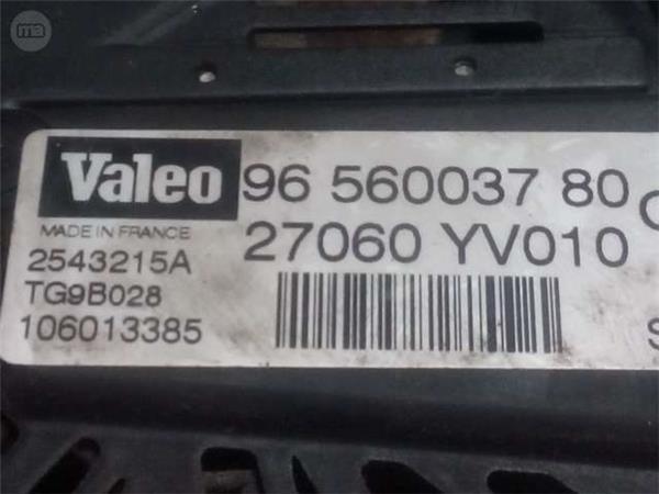 Alternador citroen/peugeot/fiat/toyota - 2543215a