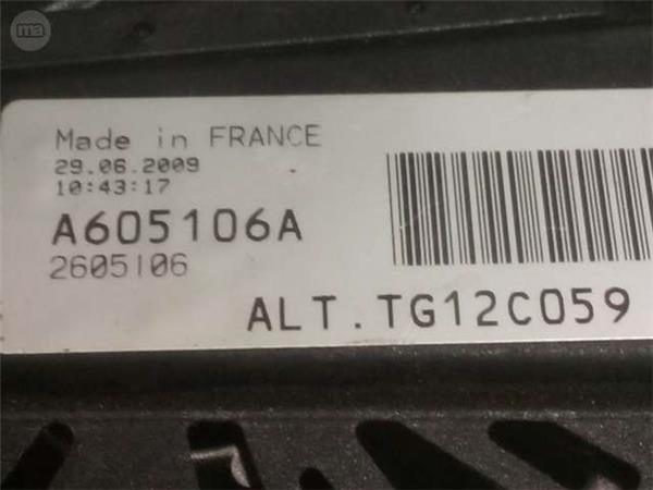 Alternador citroen/peugeot/mini 1.4 1.6 - AutoRR tg12c059