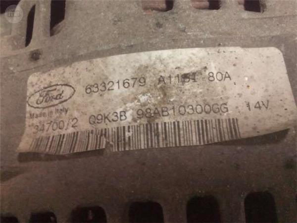 Alternador ford focus/focus cmax 1.4 1.6 - 98ab-10300-gg