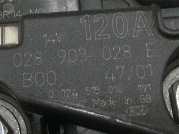 Alternador grupo vag 028903028e - 028903028e