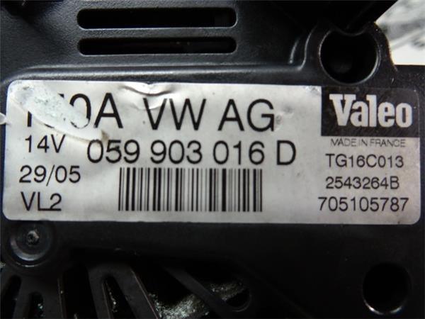 Alternador grupo vag 059903016d - 059903016d