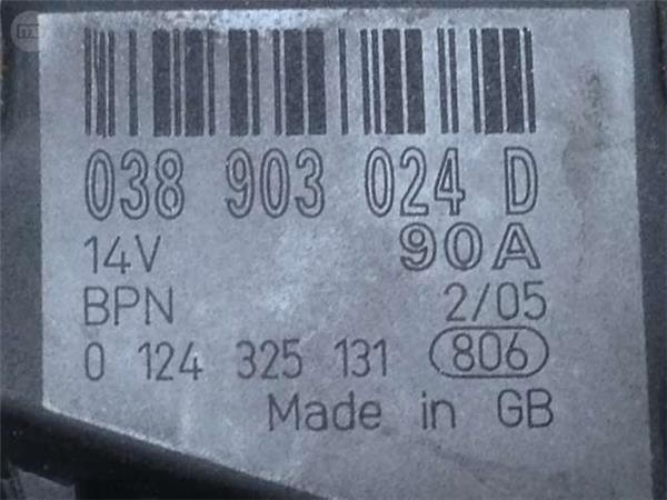 Alternador grupo vag, ford 036903024d - 036903024d