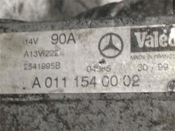 Alternador mercedes c e w210 - a0111540002