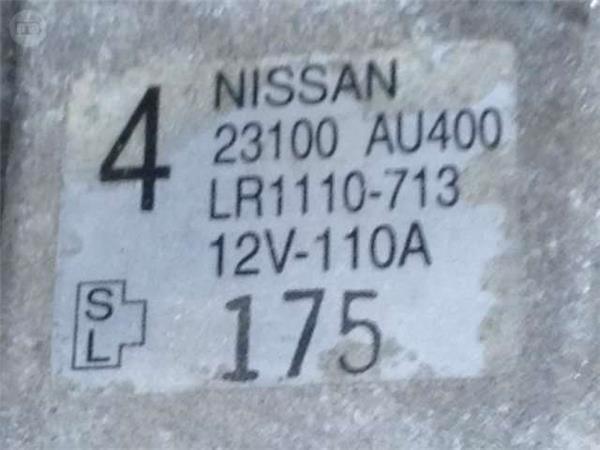 Alternador nissan xtrail/primera 2.0 2.5 - AutoRR 23100-au400