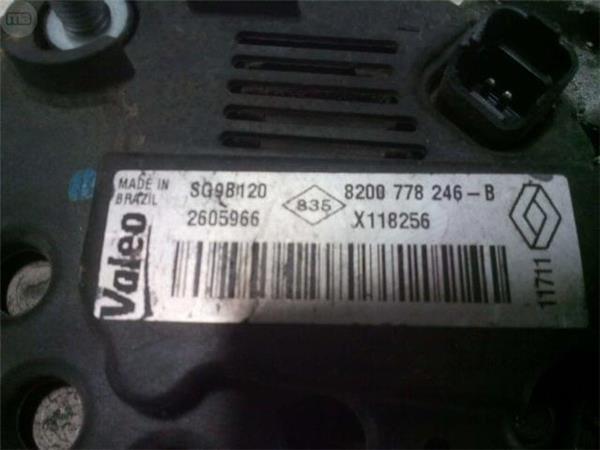 Alternador peugeot/renault/dacia - 8200778246b