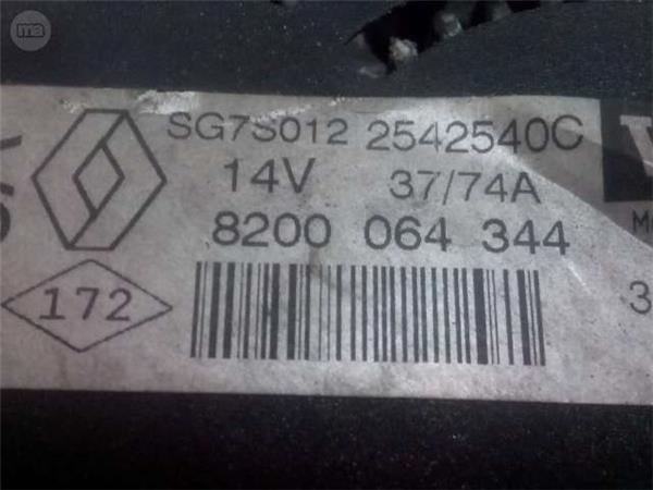 Alternador renault clio 2/kangoo 1.1 1.2 - 8200064344