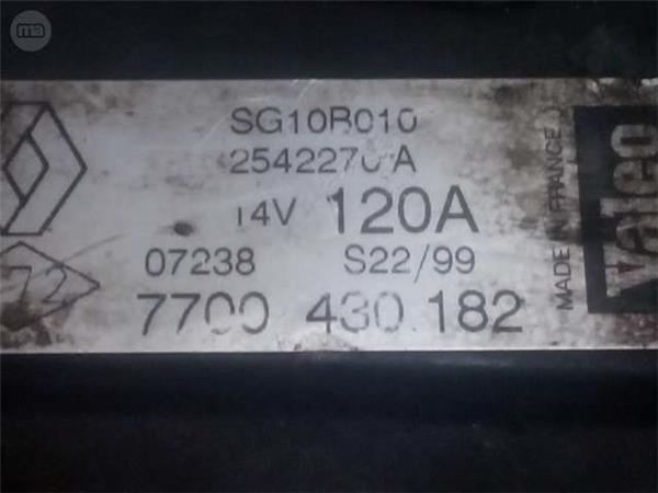 Alternador renault megane/laguna i 1.9 - 7700430182