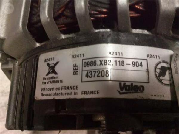 Alternador renault/nissan/opel/vauxhall - 0986045241