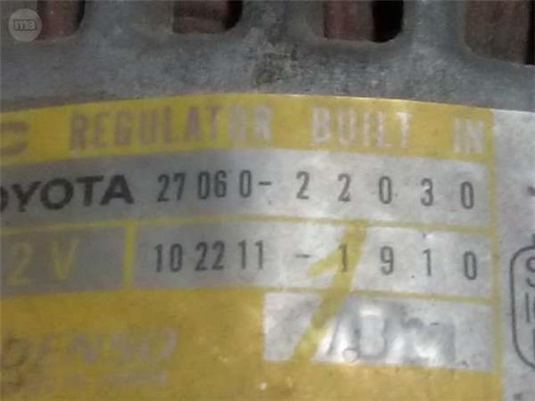 Alternador toyota 1.4 1.6 1.8 vti vvti - 102211-1910