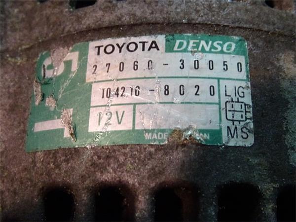 Alternador toyota 27060-30050 - 27060-30050