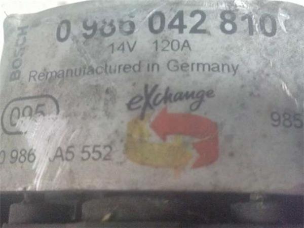 Alternador vag 1.2tdi 1.4tdi 2.5tdi - 0986042810