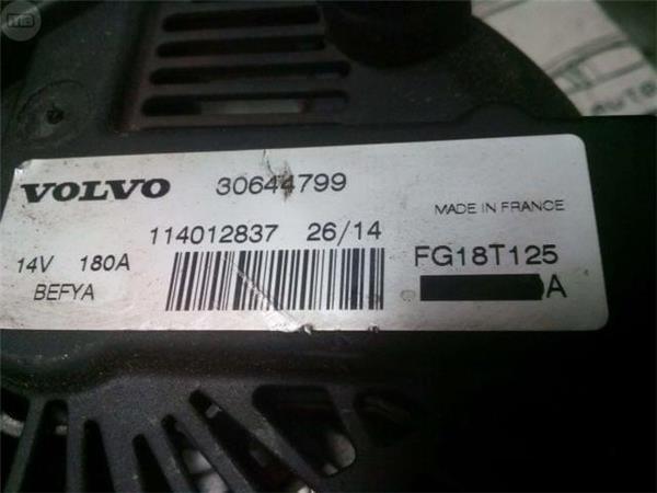 Alternador volvo v40 d2 bj13 1.6 84kw - 30644799