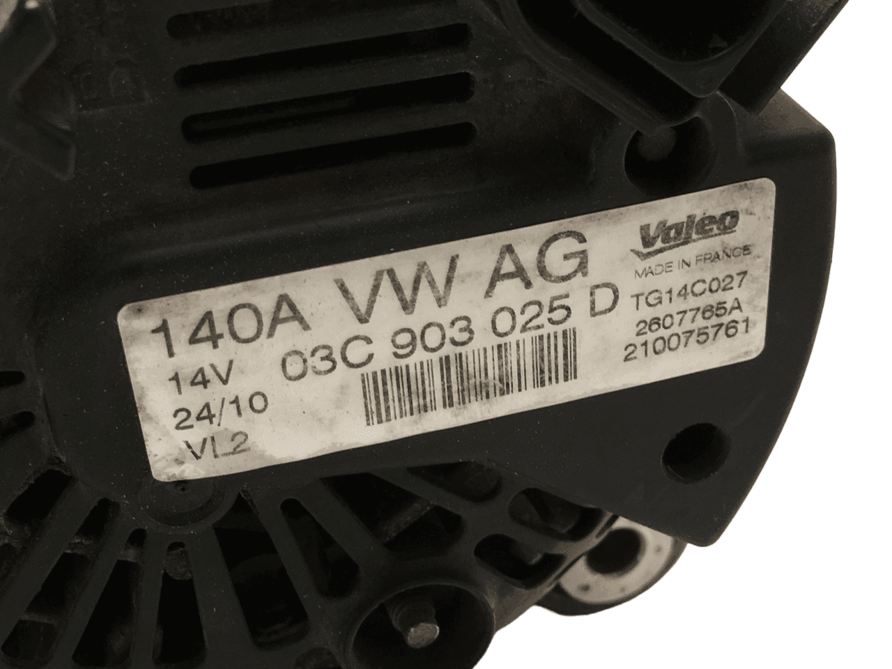 Alternador VW 03C903025D - 03C903025D