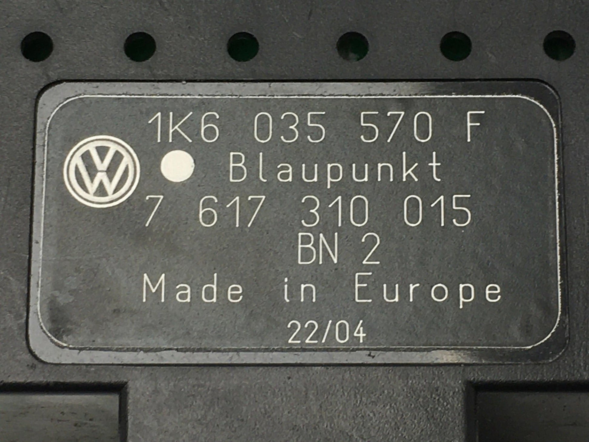 Amplificador antena VW 1K6035570F - 1K6035570F