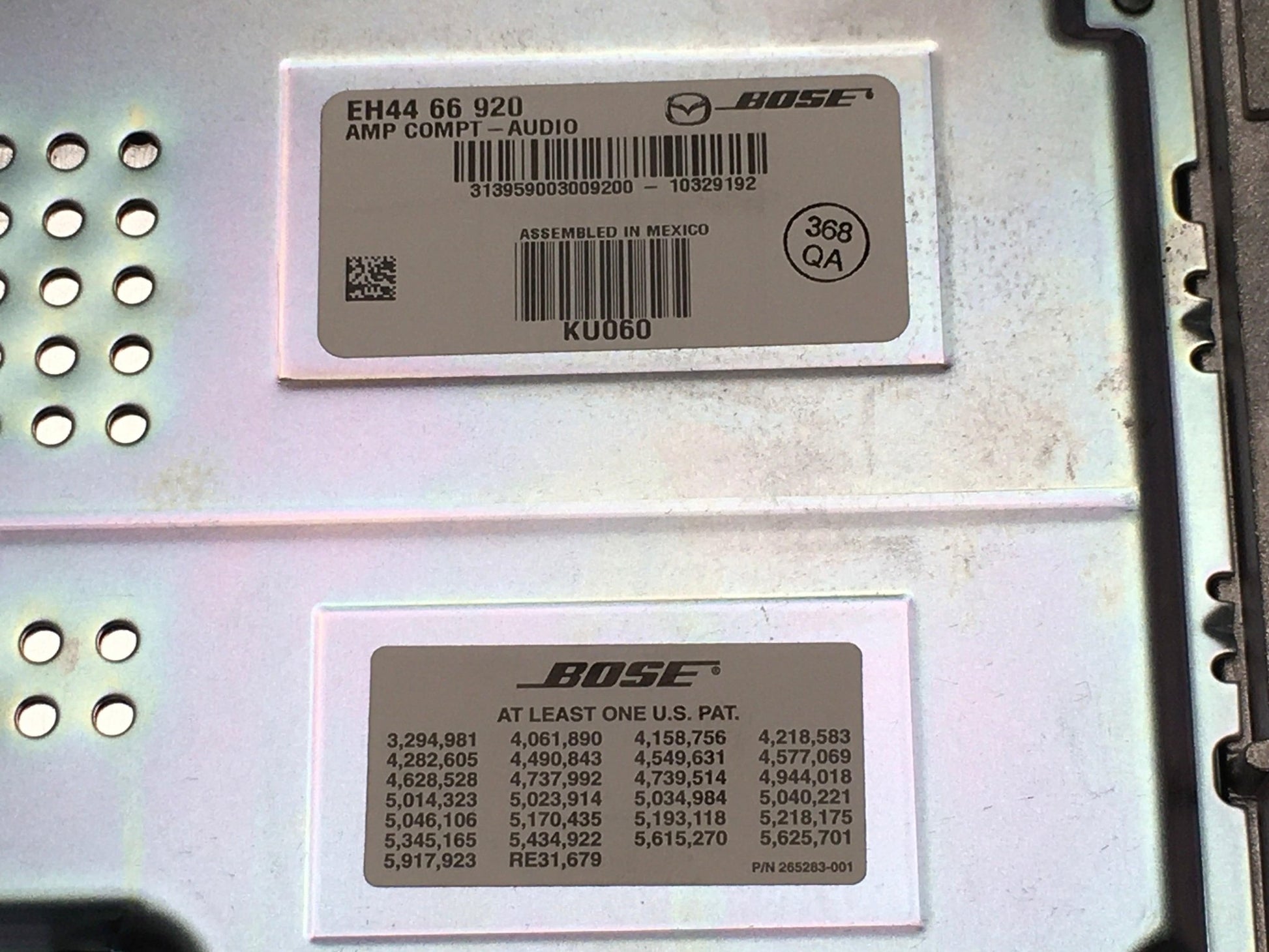 Amplificador audio Mazda CX - 7 - EH4466920