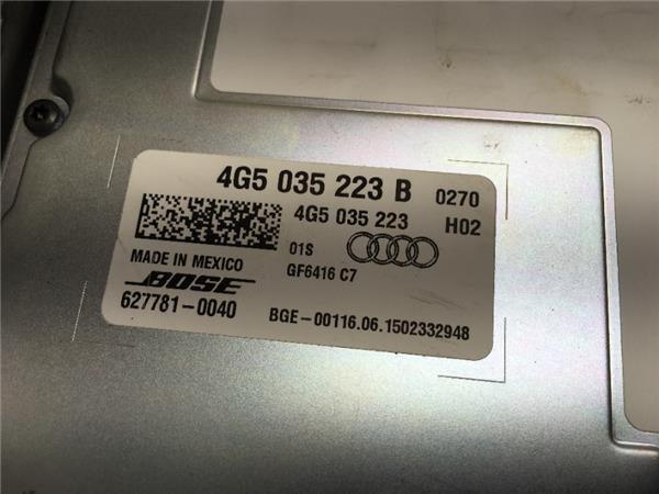Amplificador Bose Audi 4G5035223B - 4G5035223B