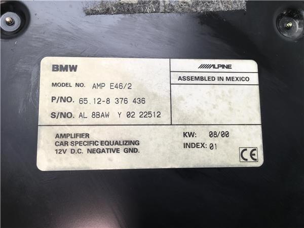 Amplificador stereo Bmw 65128376436