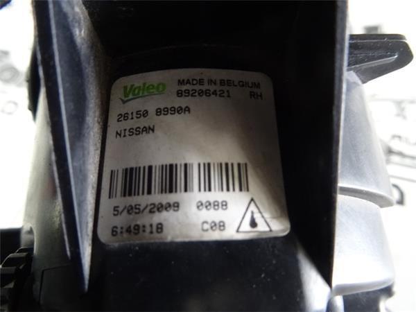 Antinieblas derecho nissan qashqai j10 - 89206421