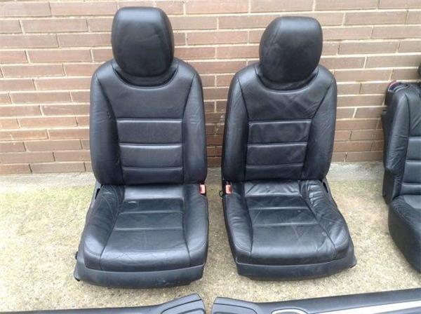 Asientos piel porsche cayenne negro 9p - 