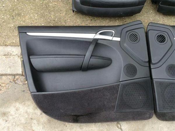 Asientos piel porsche cayenne negro 9p - 