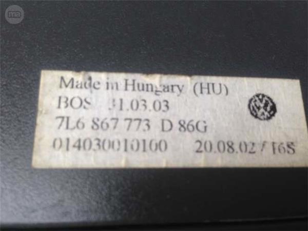 Bandeja enrollable volkswagen touareg - 7l6867773