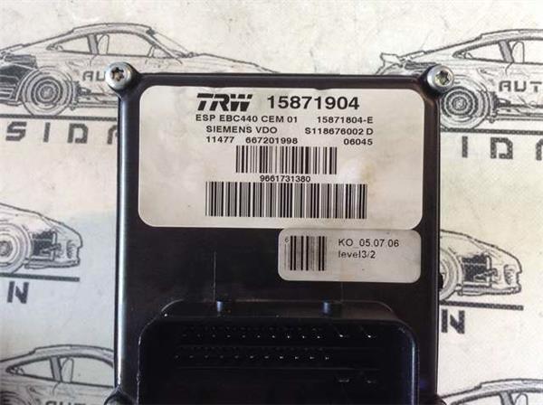 Bomba abs citroen c6 s118676002d - s118676002d