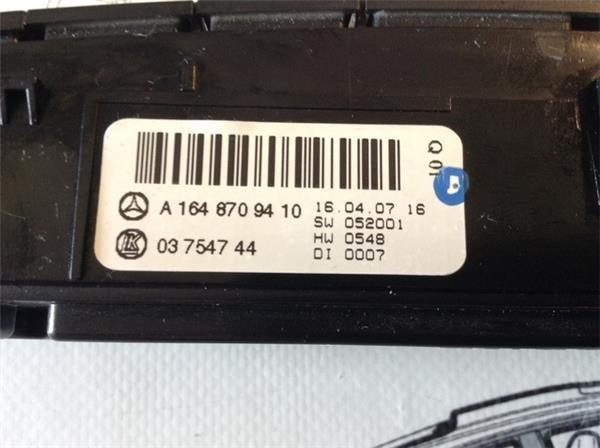 Botonera central mercedes ml w164 - a1648709410