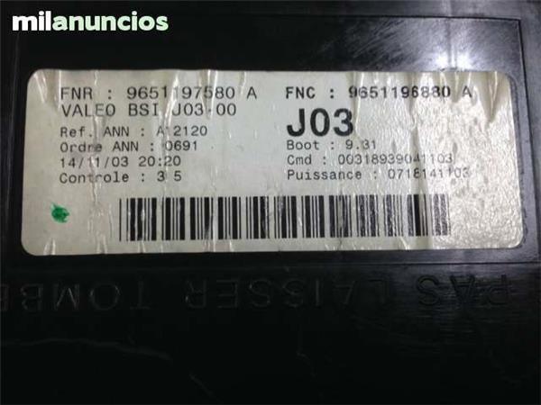 Bsi citroen/peugeot 9651196880a - 9651196880a