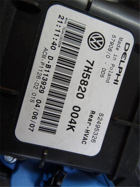 Caja calefaccion vw transporter t5 - 7h5820004k