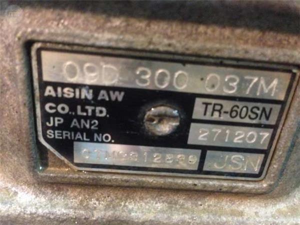 Caja cambios automatica cayenne 957 4.8 - 09d300037m