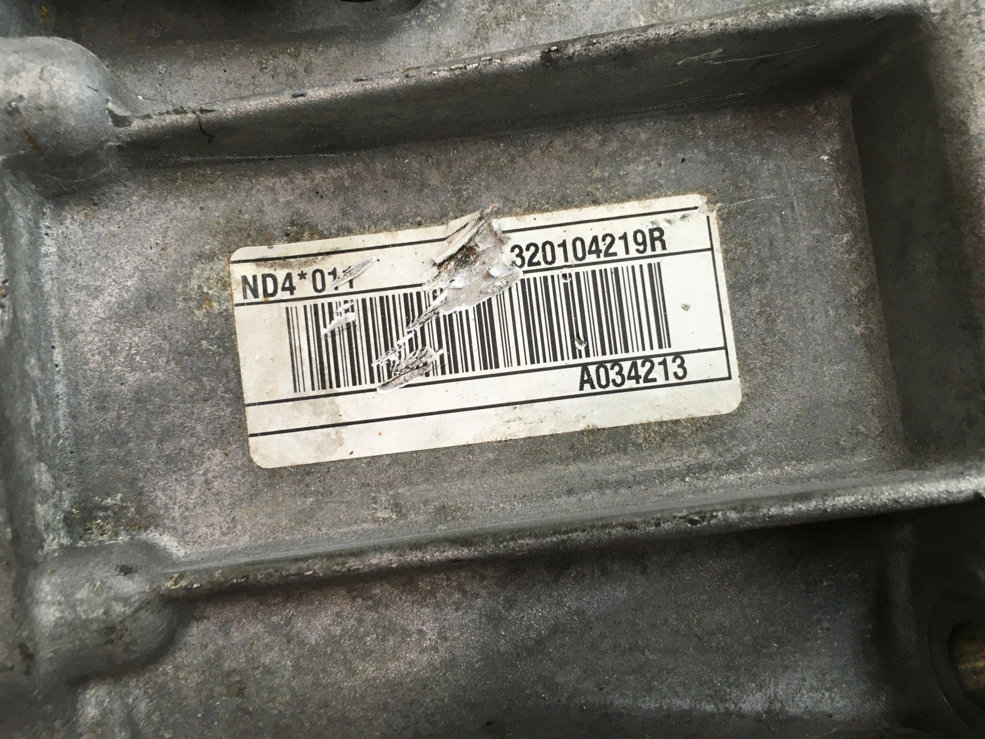 Caja cambios Renault 320104219R - ND4011