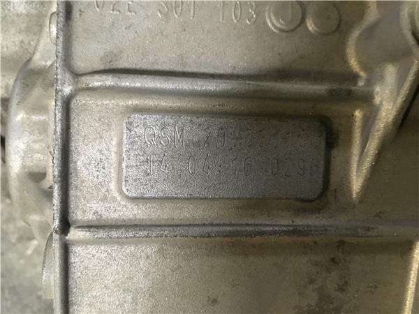 Caja de cambios Audi VW 1.8 TSI 4x4 QSM