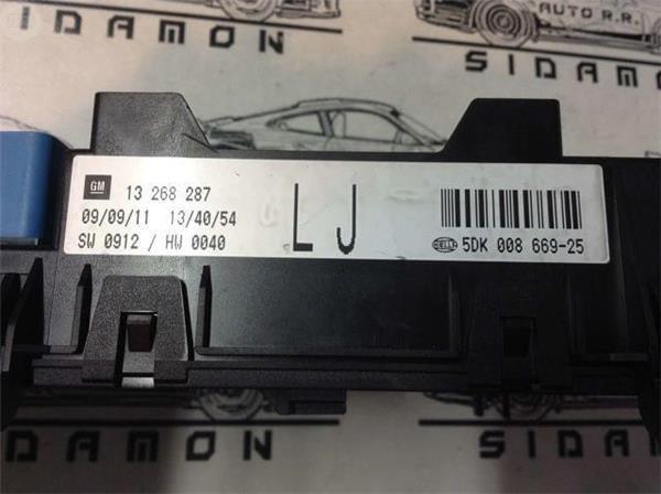 Caja de fusibles opel 13268287 - 13268287