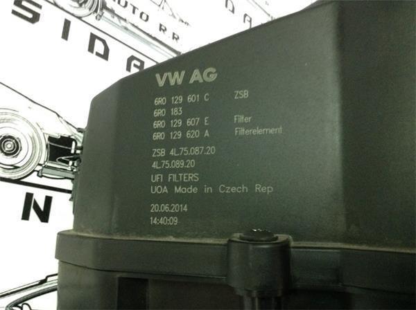 Caja filtro aire 1.6tdi 6r0129601c - 6r0129601c