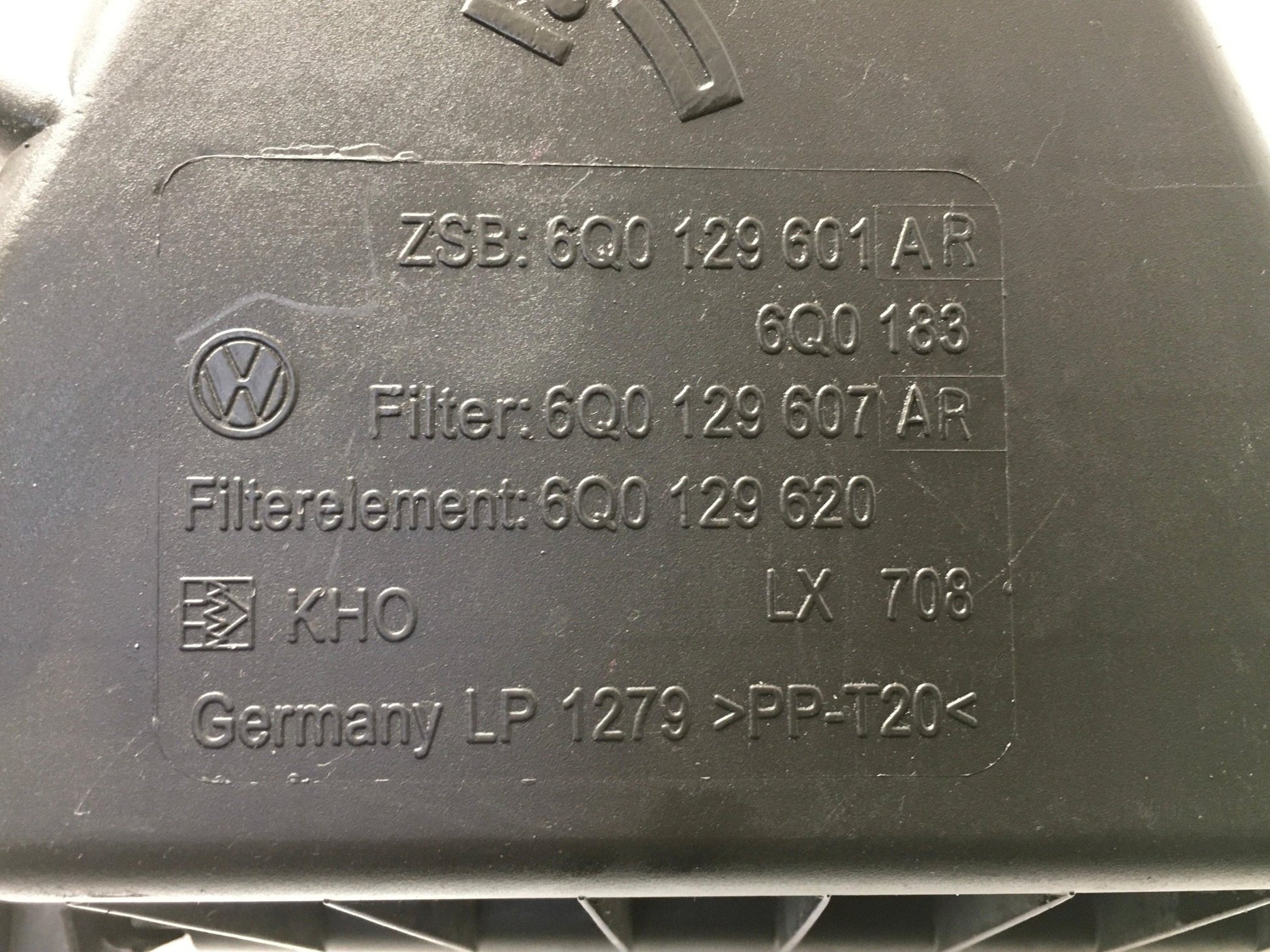 Caja filtro aire Seat Ibiza 6J - 6q0129601ar