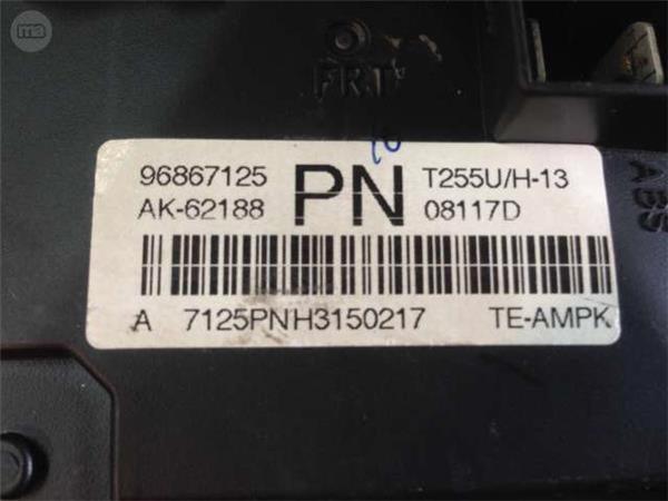 Caja fusibles chevrolet aveo 96867125 - 96867125