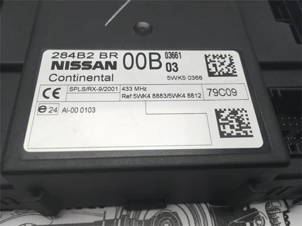 Caja reles nissan qashqai 284b2br00b - 284b2br00b