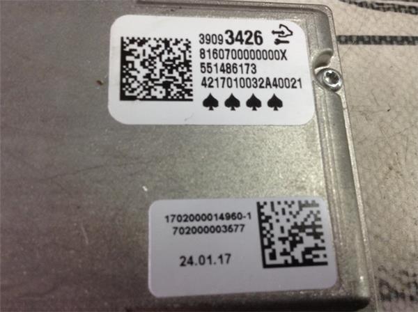 Camara parking opel astra k 39093426 - 39093426