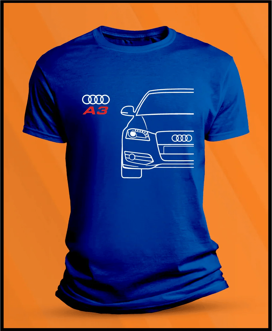 Camiseta manga corta Audi A3 8P Lift