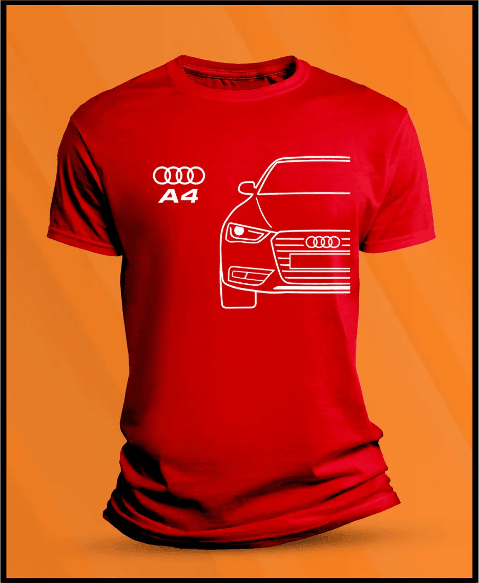 Camiseta manga corta Audi A4 B8 Lift Matricula
