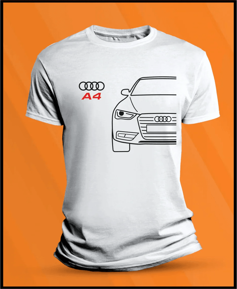 Camiseta manga corta Audi A4 B8 Lift Matricula