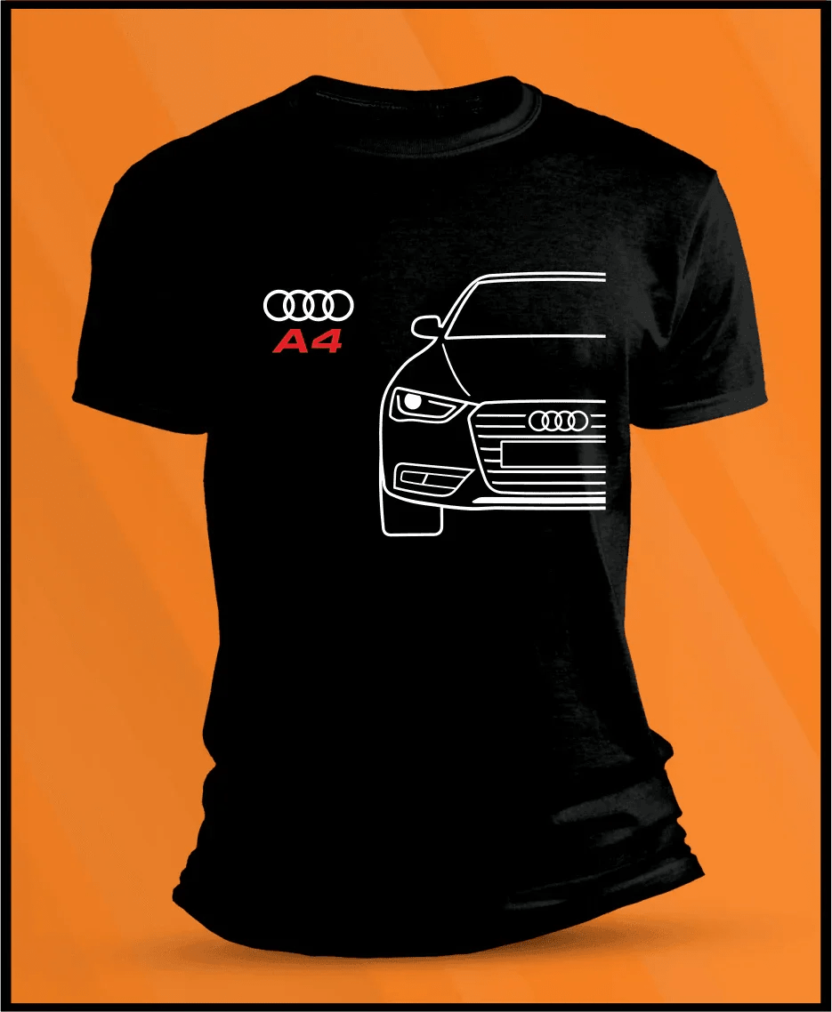 Camiseta manga corta Audi A4 B8 Lift Matricula