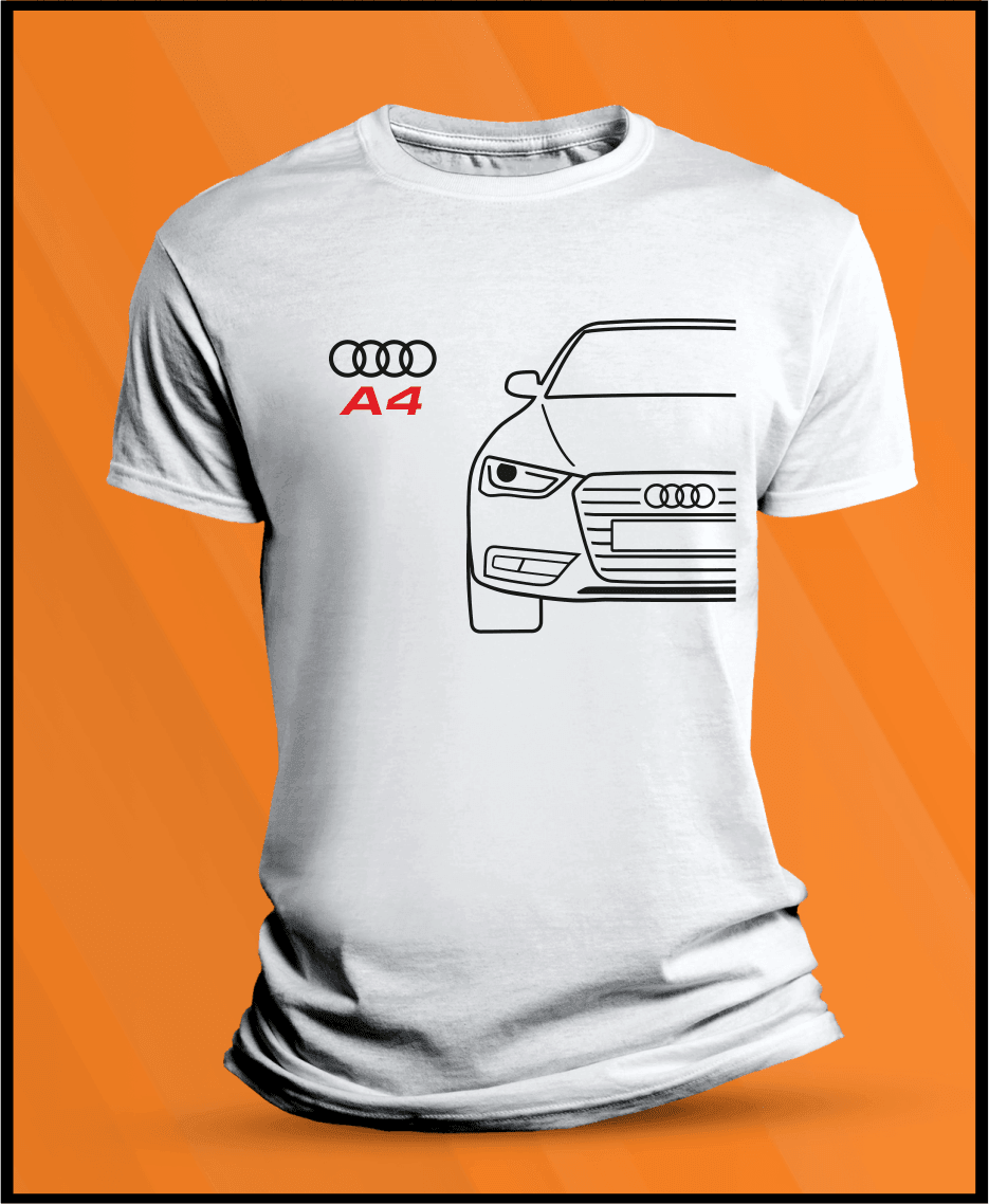Camiseta manga corta Audi A4 B8 Lift Matricula - 